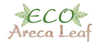 Eco areca leaf logo